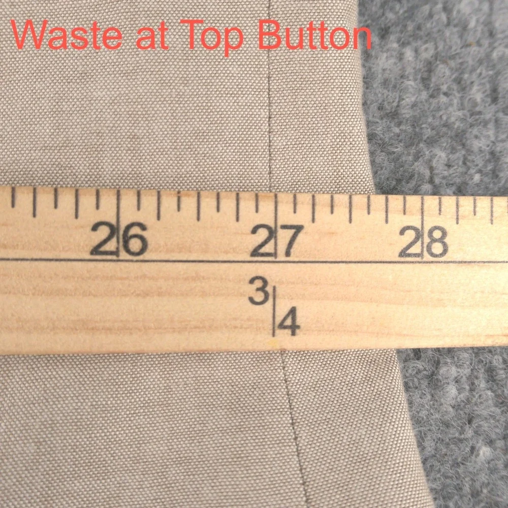 Saddlebred Blazer Men 56L Long Tan 100% Cotton Two Button Career Business Casual